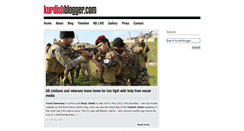 Desktop Screenshot of kurdishblogger.com