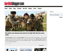 Tablet Screenshot of kurdishblogger.com